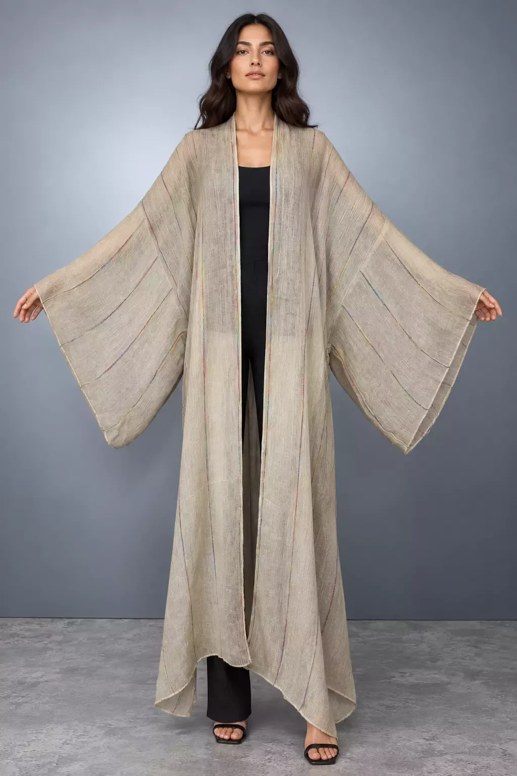 Abaya Dubai Luxe Monochrome 