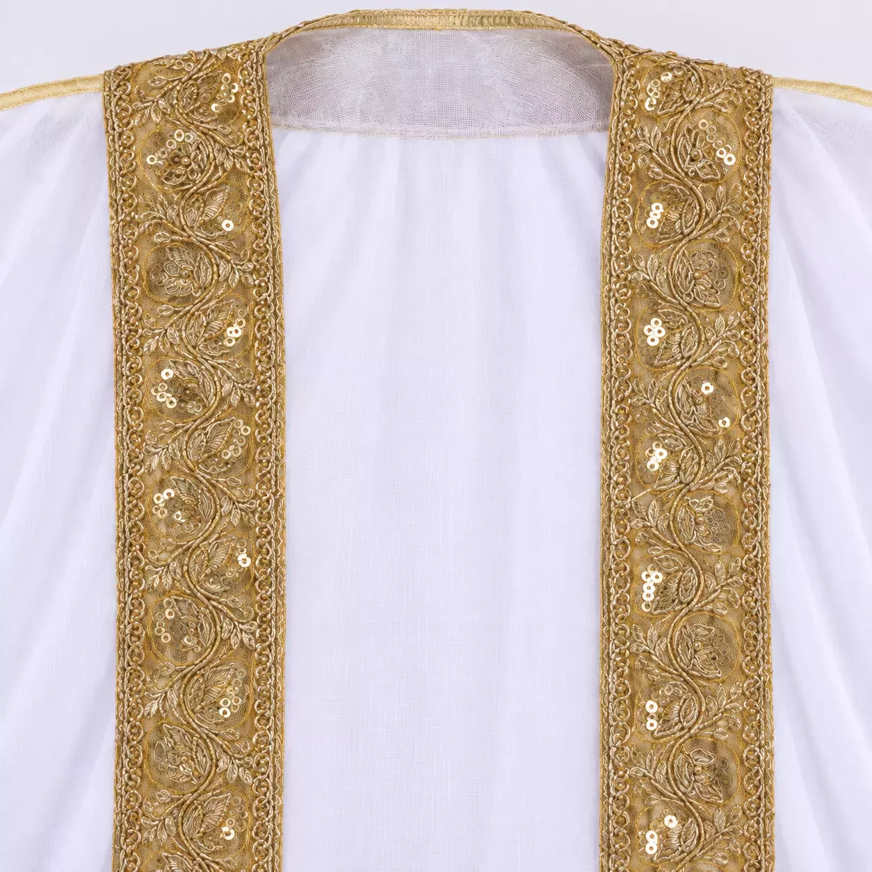 Abaya Homme  style kimono brodée