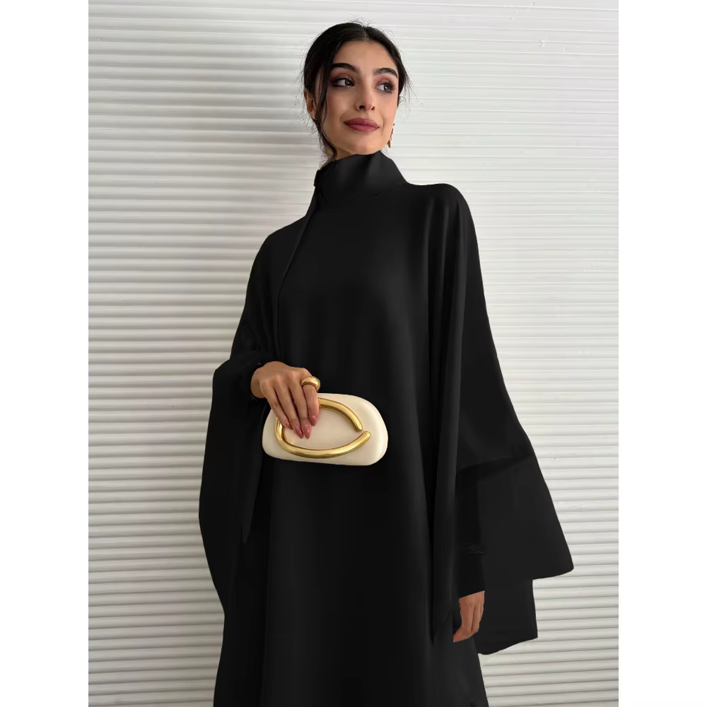 Abaya Elégante Ample à Manches Longues
