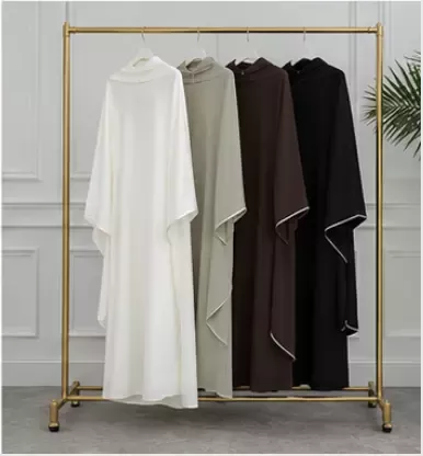 Abaya Dubai Luxe  Perlée 2 Pièces Perlée