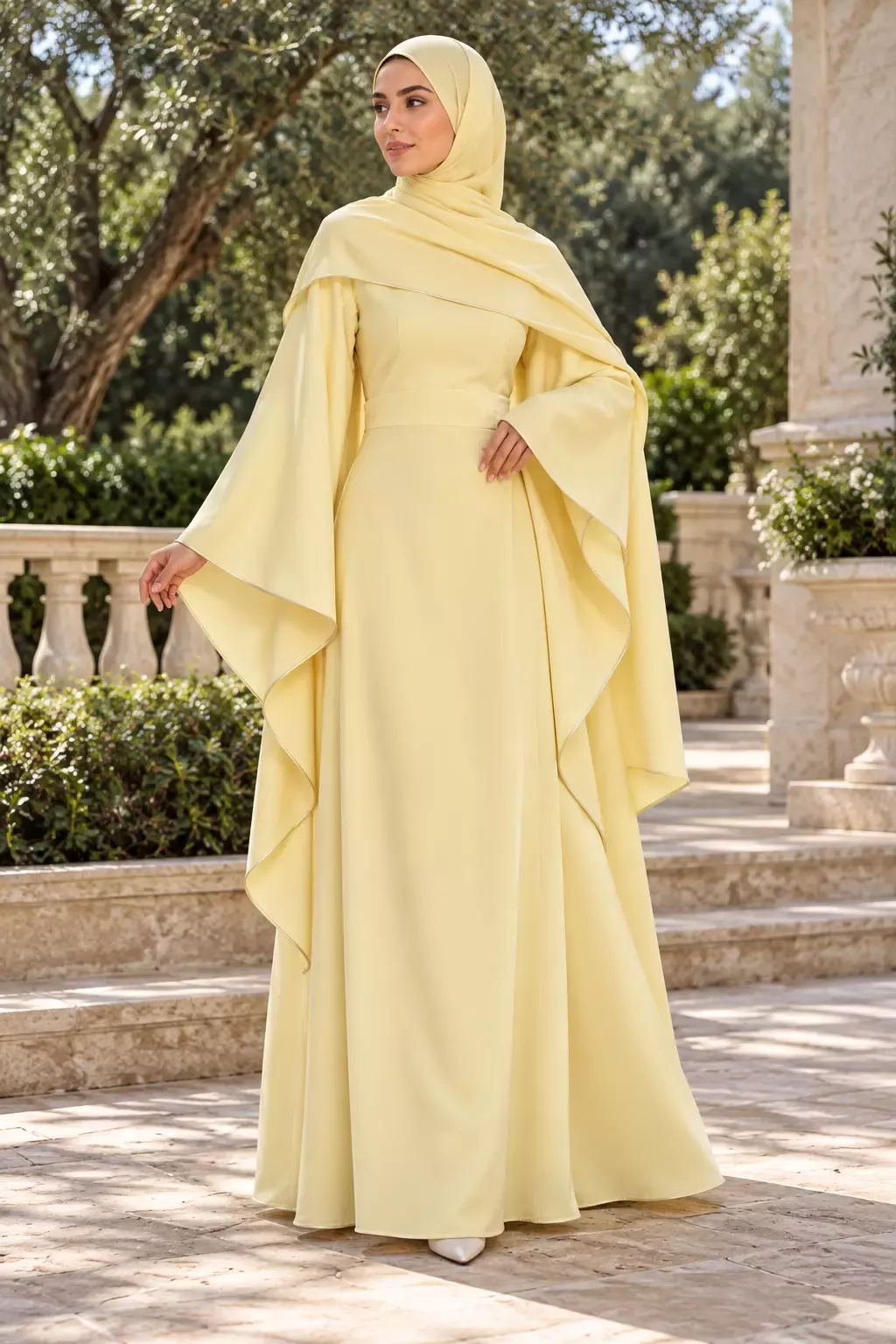 Abaya Dubai Luxe  Perlée 2 Pièces Perlée