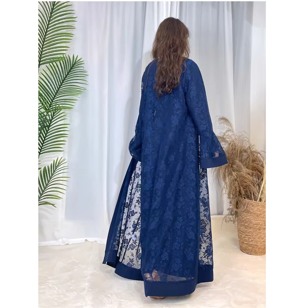 Abaya 2 pièces Dentelle