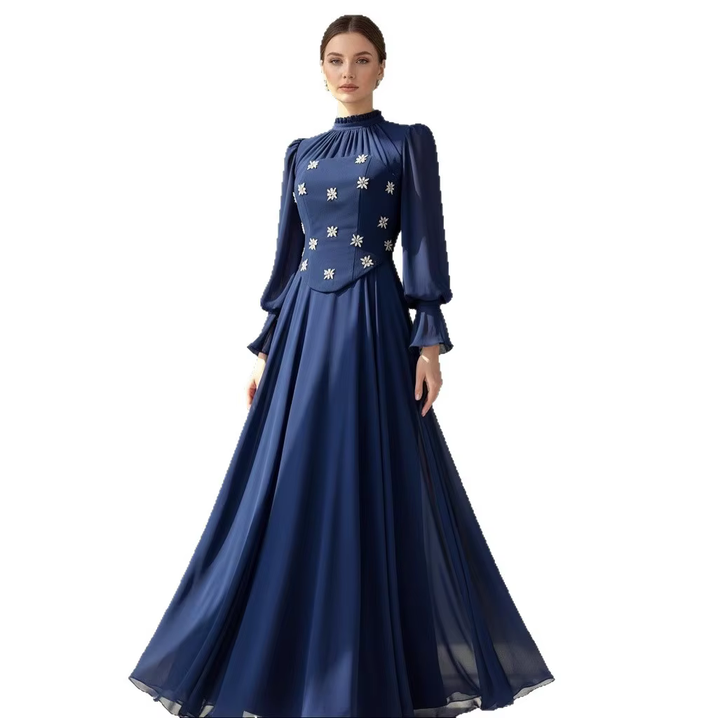 Robe Abaya Dubai,Ensemble 2 pièces Diamant