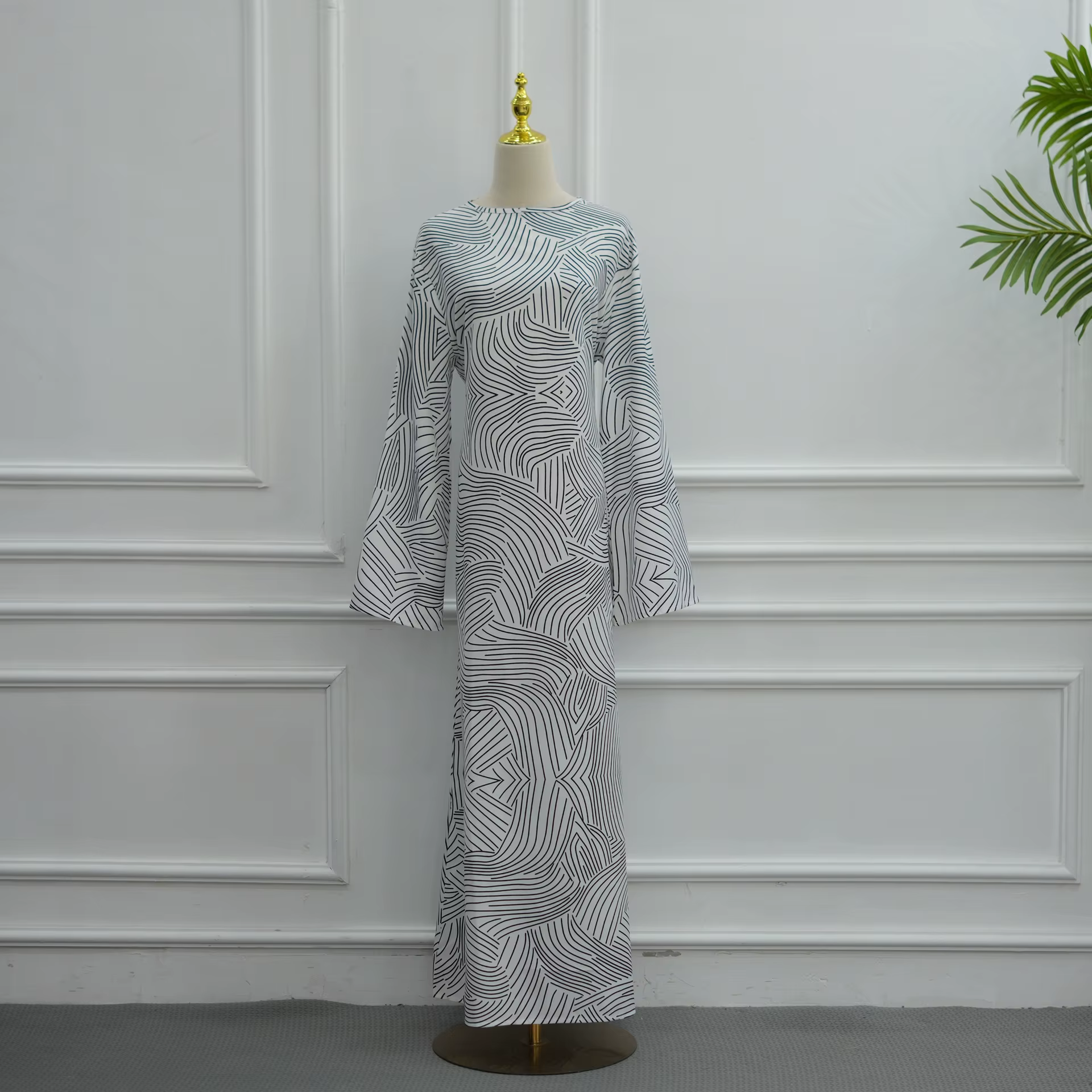  Abaya Dubaï imprimée