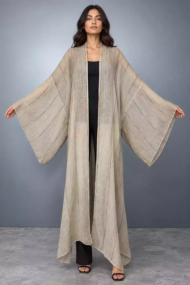 Abaya Dubai Luxe Monochrome 